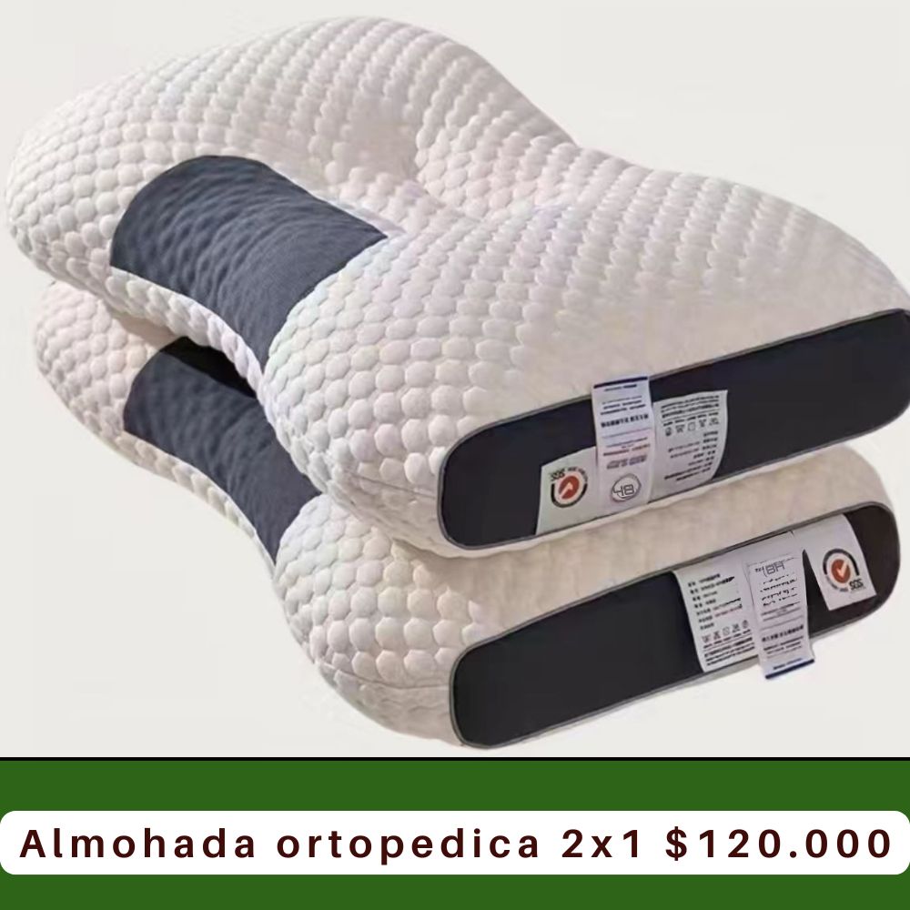 RelaxPro Almohada Ergonómica Ortopédica 2X1