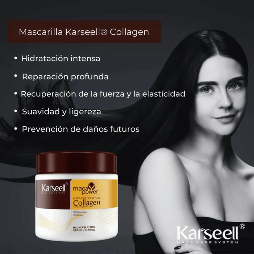Karseell Colágeno Tratamiento Capilar