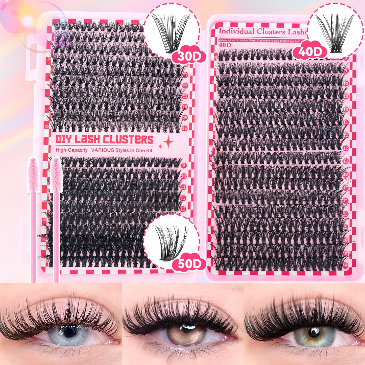 LASH QUEEN Kit de pestañas de 800 puntos