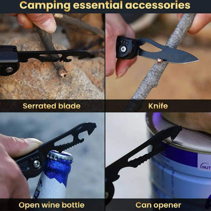 MultiTool Martillo Multifuncional 14 en 1 de Acero Inoxidable, prepárate para cualquier tarea