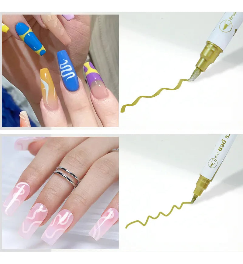 ColorARTE - Kit 12 bolígrafos para pintar uñas