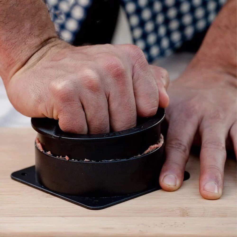 Prensa Burger Molde 3 en 1, Ideal para Hacer Hamburguesas con Queso Albóndigas en Casa