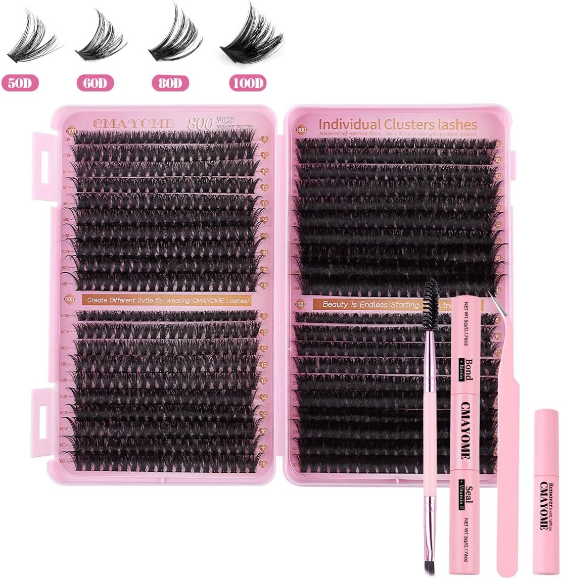 Lash Queen Kit de pestañas de 800 ptos