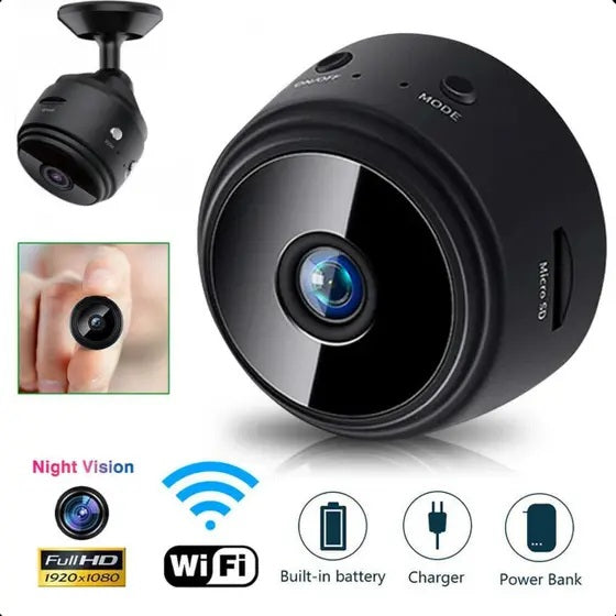 SMART EYE Mini Camara Espia  con Wifi y grabación HD