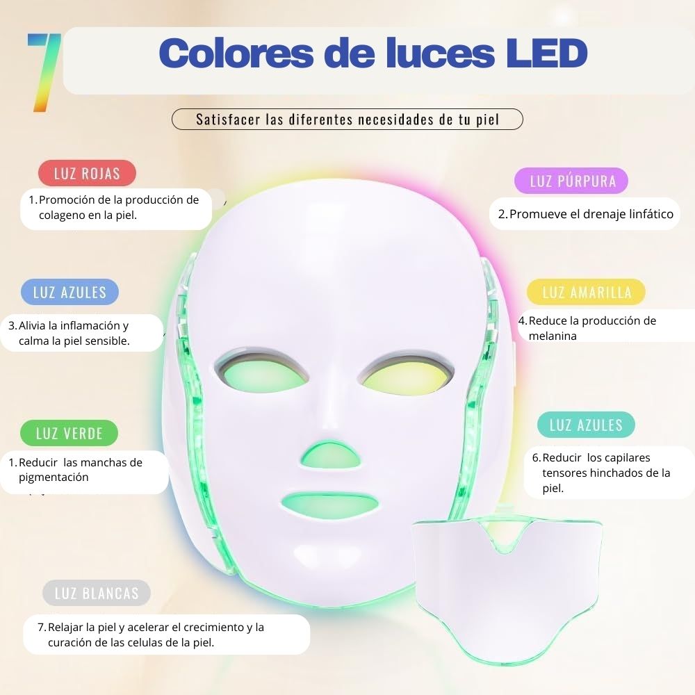 GlowMask 7 Colores
