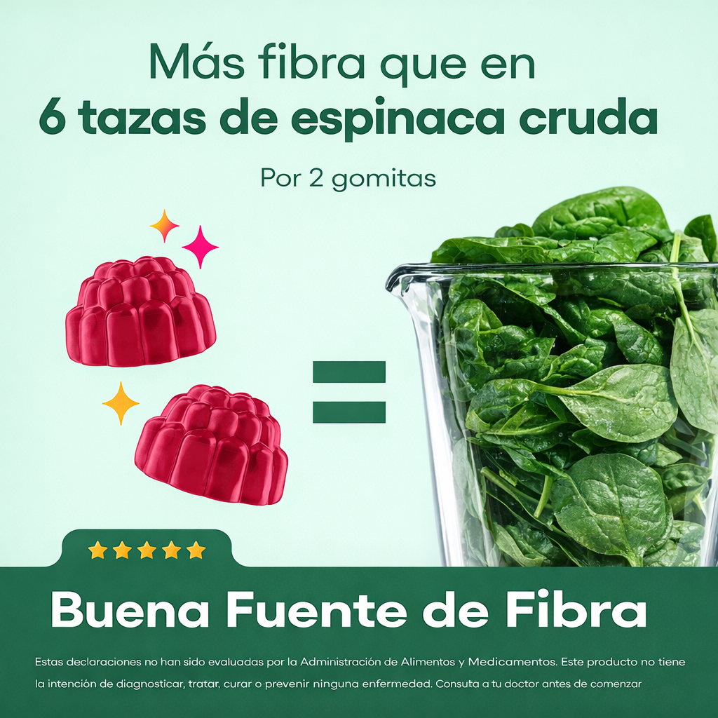 Gomitas  de fibra prebiótica