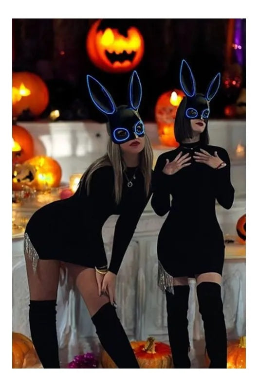 MASCARA BUNNY   con luz led