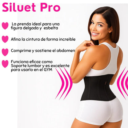 FAJA SILUET PRO cinturilla ajustable  reloj de arena
