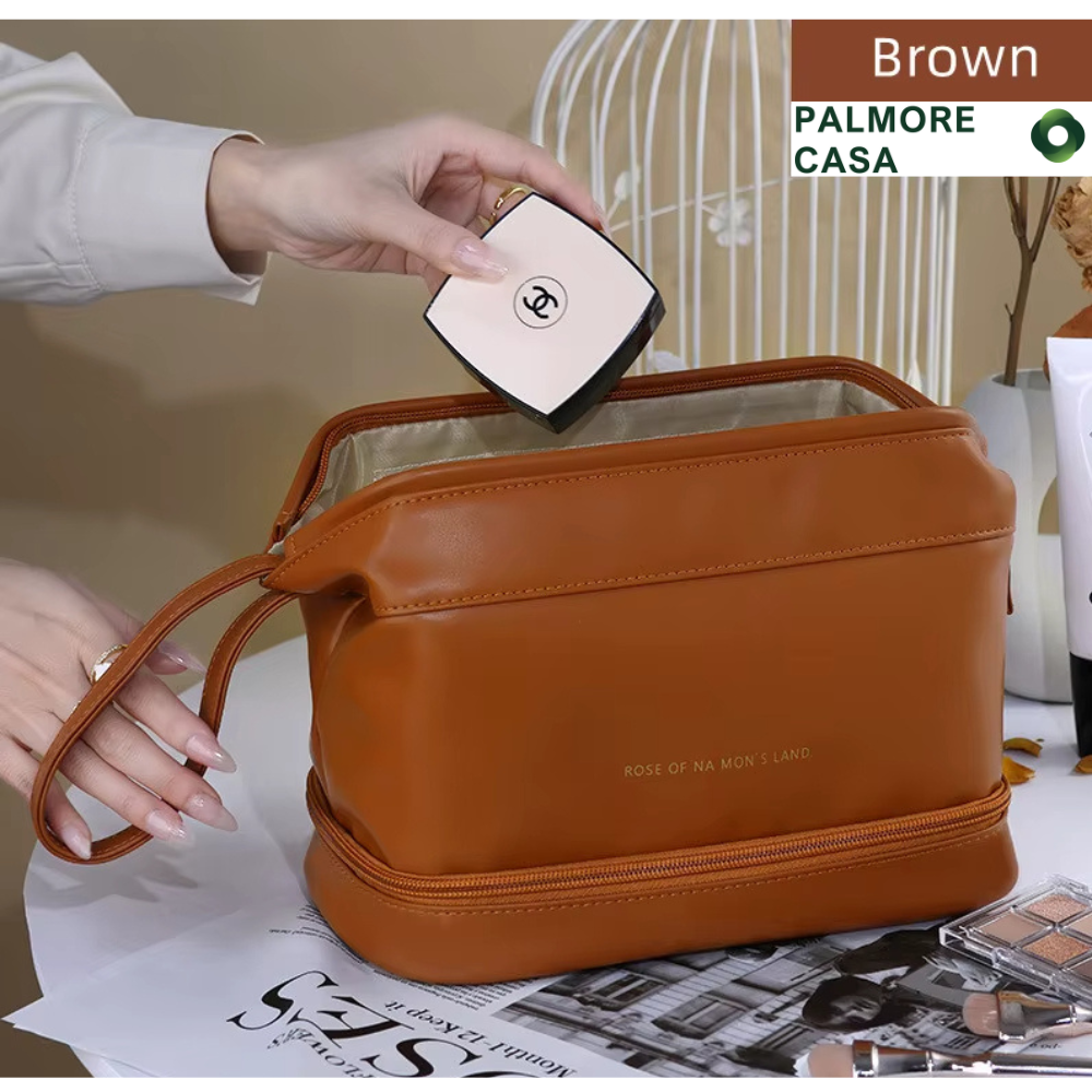 DuoChic Bag Cosmetiquera de doble espacio.