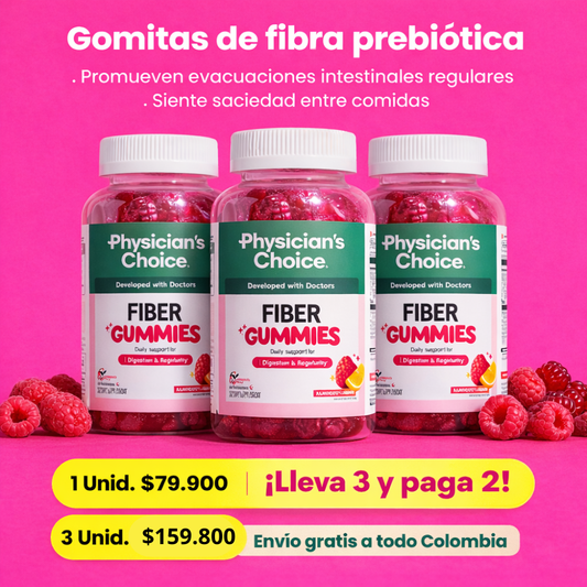 Gomitas  de fibra prebiótica