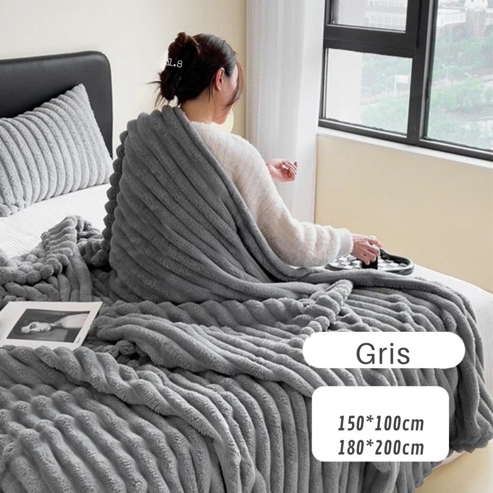 MANTA POLAR FELPA DE CONEJO