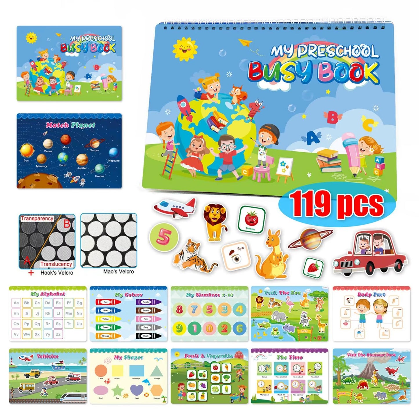 🤩Kit de Aprendizaje Didáctico  Multifuncional 👧👦