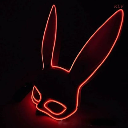 MASCARA BUNNY   con luz led